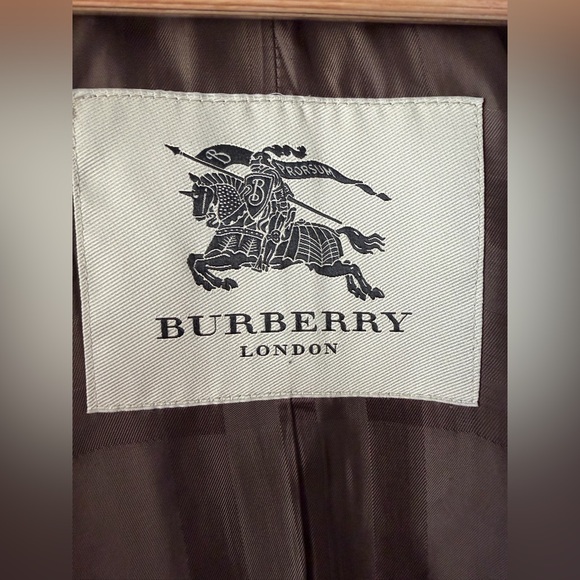 BURBERRY | Brown Wool Cashmere Blend Belted Double Breasted Trench Coat US 6 - Picture 11 of 15